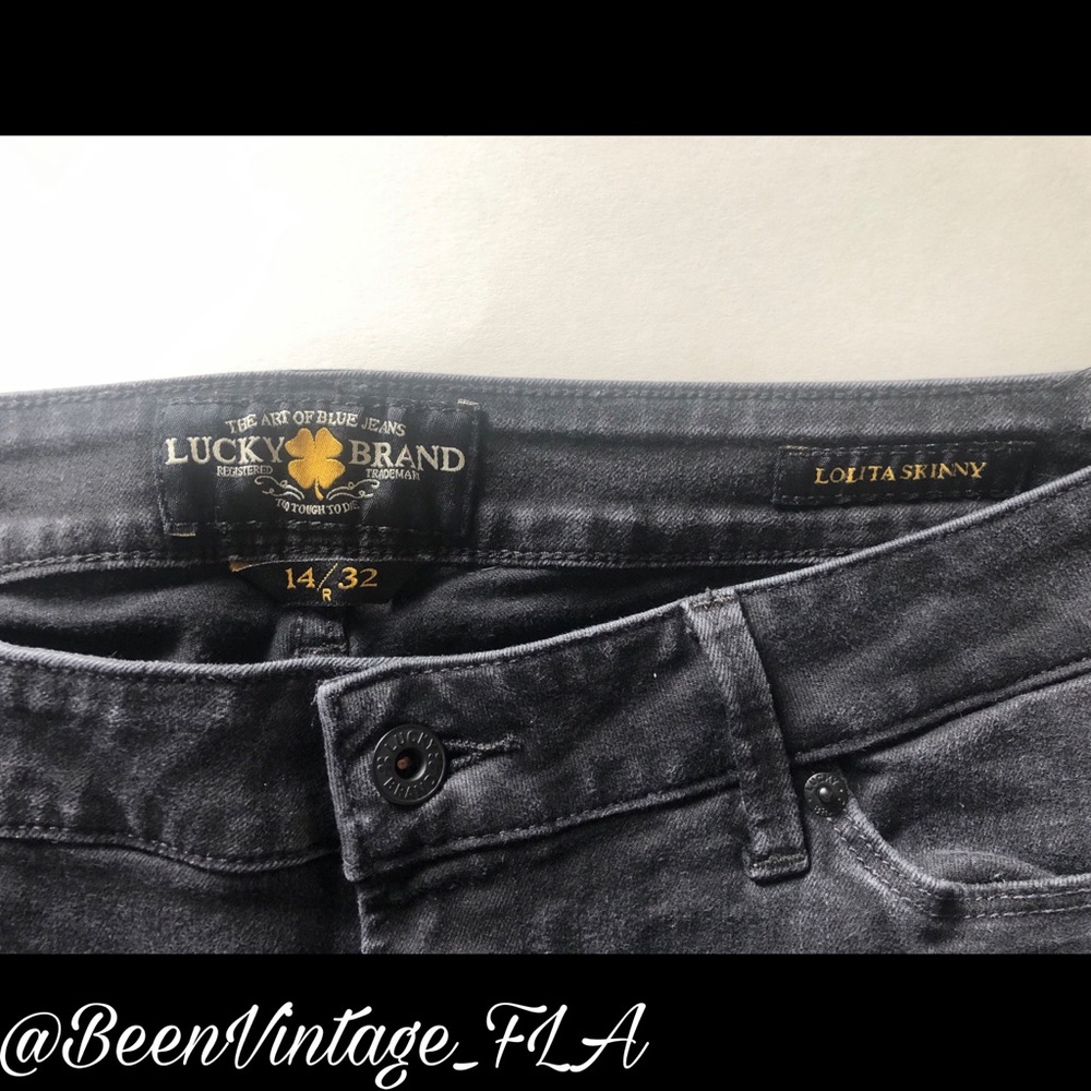 SOLD!!!!!! Lucky Brand Distressed Lolita Skinny - Picture 4 of 6